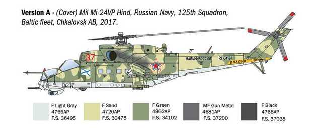 Modellbausatz Hubschrauber 1432 - Mil Mi-24 P /Mil Mi - 35 P (1:72)