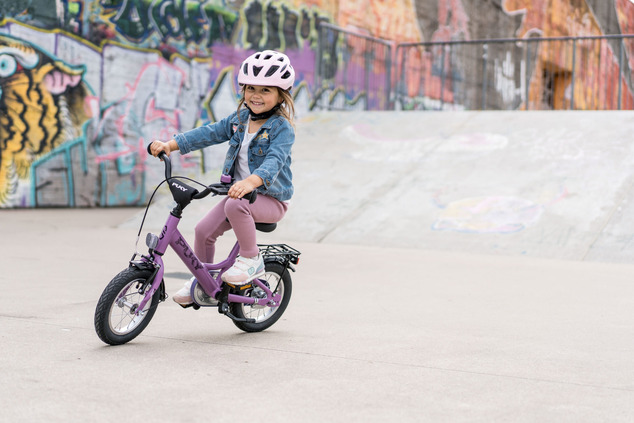 PUKY Detský bicykel 12" YOUKE, perky purple