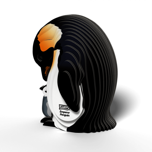 EUGY Tučňák císařský 3D kartonová skládačka