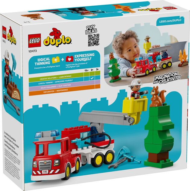 LEGO® DUPLO® 10473 Hasičské auto s hadicou a hasičom