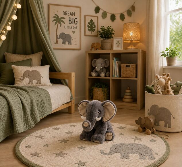 Keel Toys SE4538 Keeleco Elefante – giocattolo ecopeluche 18 cm