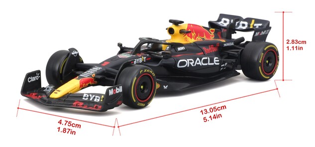 Bburago 1:43 RACE Formula F1 - Red Bull Racing RB20 (2024) #1 (Max Verstappen)