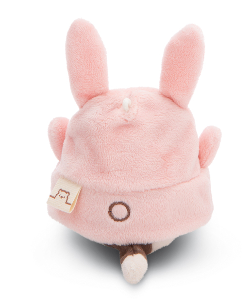 NICI Plüsch MyMochi Katze Angy 8cm im Hasenkostüm und Kaktus, Set Geschenkverpackung