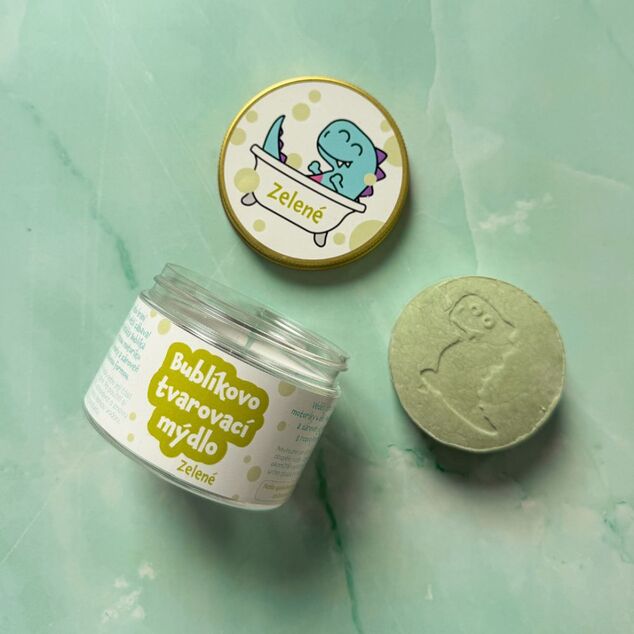 PURE HARMONY szappan Buborék formázó Málna 100g (zöld)