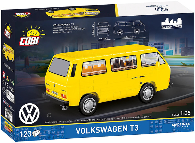Cobi Volkswagen T3, 1:35, 140 k