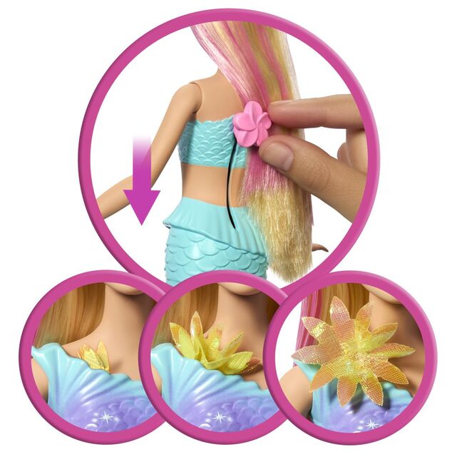 Barbie kúzelná kvetinová morská panna - Blondýnka