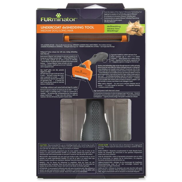 Hrebeň Furminator dlhá srsť M 9-23kg