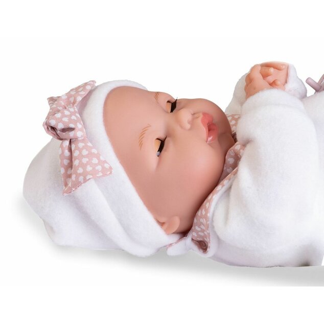 Antonio Juan 14363 BIMBA - žmurkajúca bábika so zvukmi a mäkkým látkovým telom - 37 cm