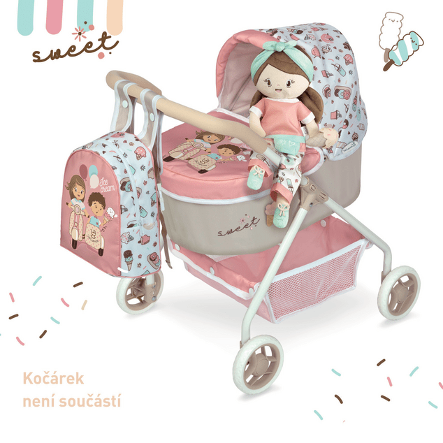 DeCuevas 20148 Plyšová panenka SWEET - 36 cm