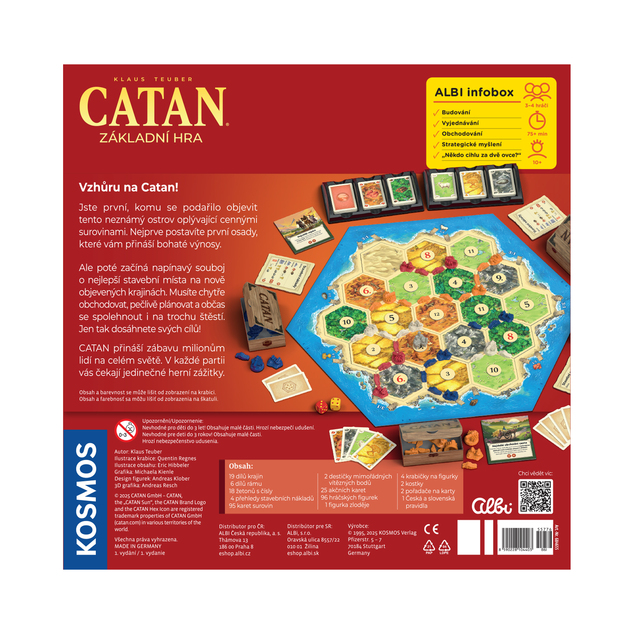 Albi Catan - základná hra (redesign 2025)