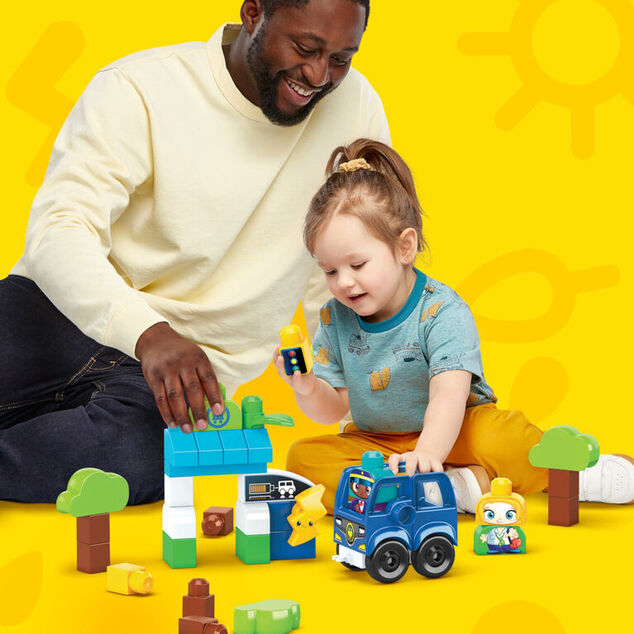 Mattel Mega bloks zelené mesto autobus nabi a choď HDX90
