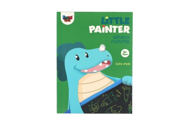 Tabuľka kresliaca plast 19,5x29cm oranžová