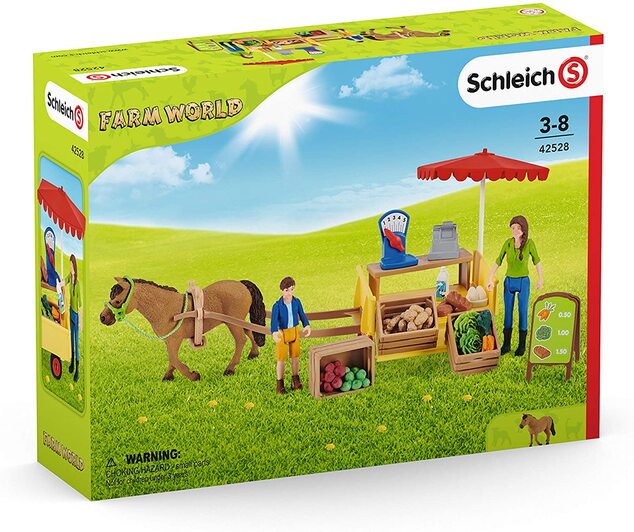 Schleich Mobilný farmársky stánok