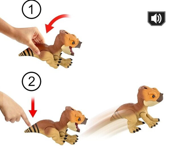 Mattel Jurassic World Interaktivní Dinosaurus Aquilops "Dolores"