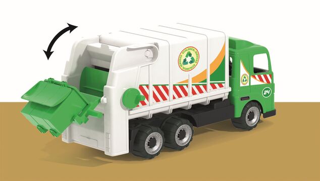 Androni Heavy Trucks camion della spazzatura con ruote gommate - lunghezza 50 cm