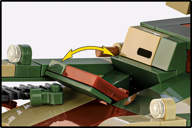 Cobi 2661 Poľský ľahký tank 7TP  - World War II 1:28