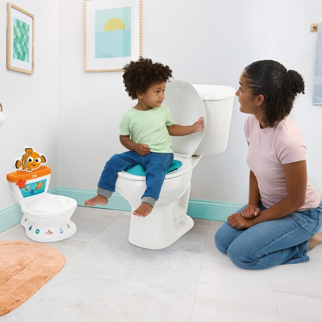 BRIGHT STARTS Inodoro infantil con sonido Finding Nemo™ My Size Potty™ 18m+, hasta 23kg