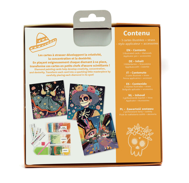 GRAINE CREATIVE Kartice za diamantno slikanje MDIAS DE LOS MUERTOS