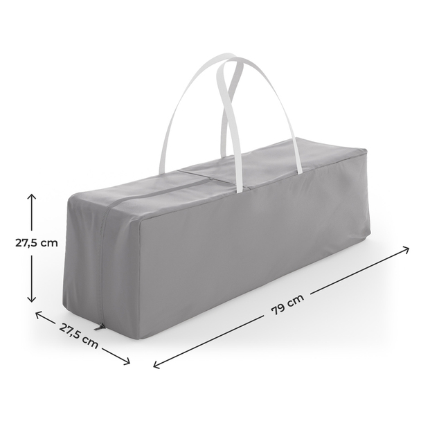 KINDERKRAFT Postieľka cestovná Leody Up Grey