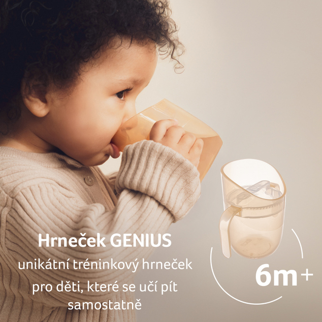 LOVI Trening skodelica Genius 150ml Nude