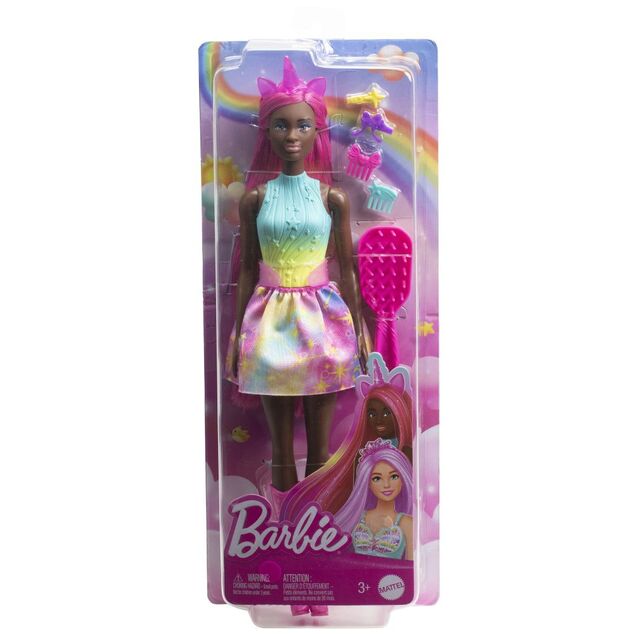 Mattel Barbie rozprávková bábika s dlhými vlasmi - víla jednorožec