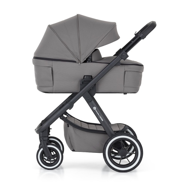 PETITE&amp;MARS Kočík kombinovaný ICON 2V1 Dove Grey XXL AIR