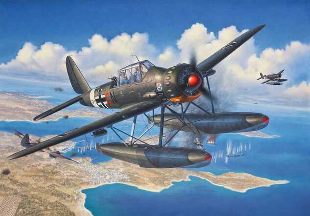 Plastic ModelKit letadlo 03787 - Arado Ar196A-3 Seaplane (1:32)