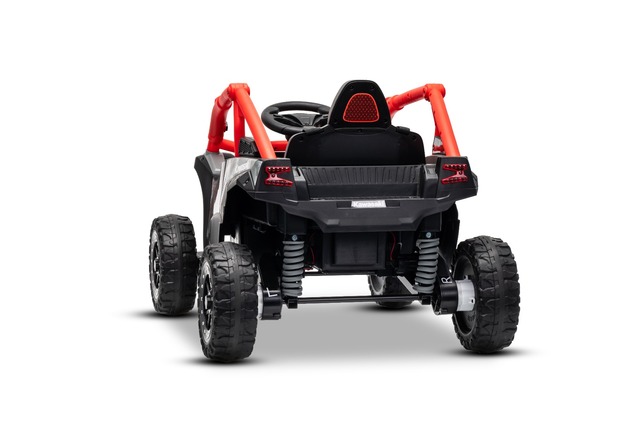 Elektrické autíčko Kawasaki TERYX KRX 1000 12V, červené, jednomiestne, odpružená zadná náp