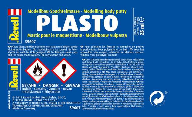 Plasto 39607 - modelářský tmel 25g