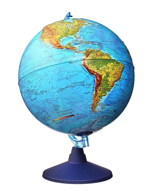 Alaysky's 25 cm RELIEF Physical Globe EN
