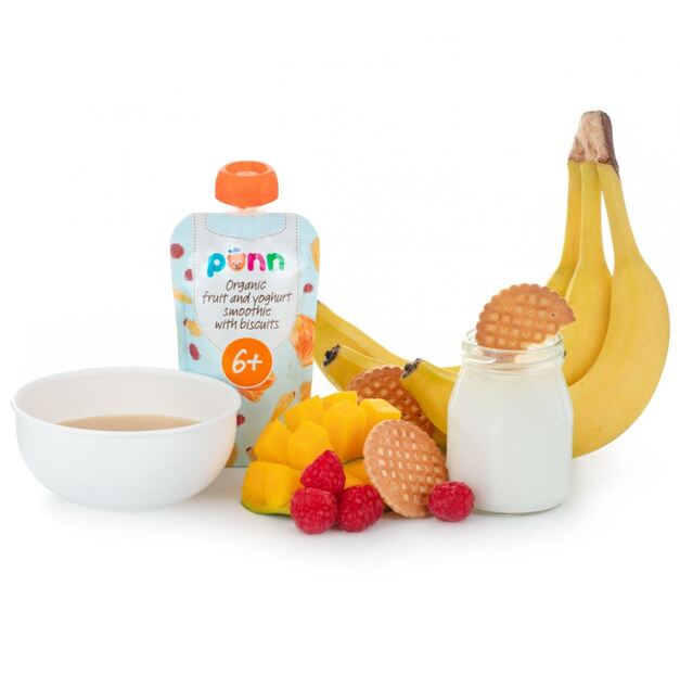 SALVEST Ponn BIO Ovocné smoothie s jogurtom a sušienkami (110 g)