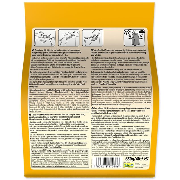 Krmivo Tetra Pond Koi Sticks 4l