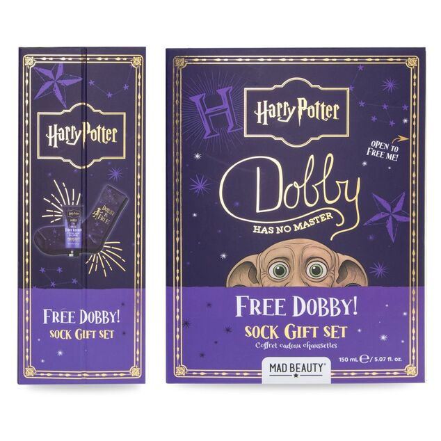 MAD BEAUTY Sada péče o nohy Harry Potter Dobby Máta 1x 150ml, 1 pár ponožek (vel
