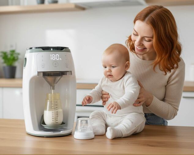 Naprava za pripravo otroškega mleka Babyccino, White