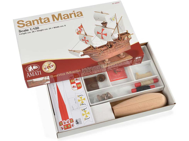 AMATI Santa Maria 1:100 Komplet za prvi korak