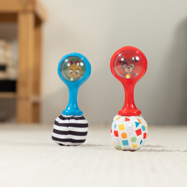BABY EINSTEIN Zvečka igračka Shake &amp; Groove™ 2 kom, 3m+
