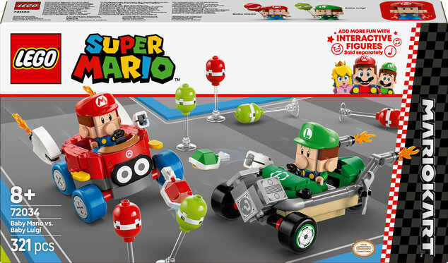 LEGO® Super Mario™ 72034 Mario Kart™ – Baby Mario vs. Baby Luigi
