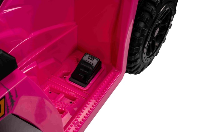 Licencovaná elektrická štvorkolka Arctic Cat 12V so zadným pohonom, ružová, LED svetlá, Lí