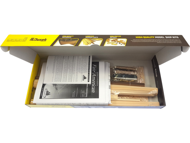 Model Shipways Fair American 1778 1:48 komplet