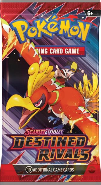 Pokémon JCC: Escarlata y Púrpura 10 Rivales Destinados Sobre de Cartas
