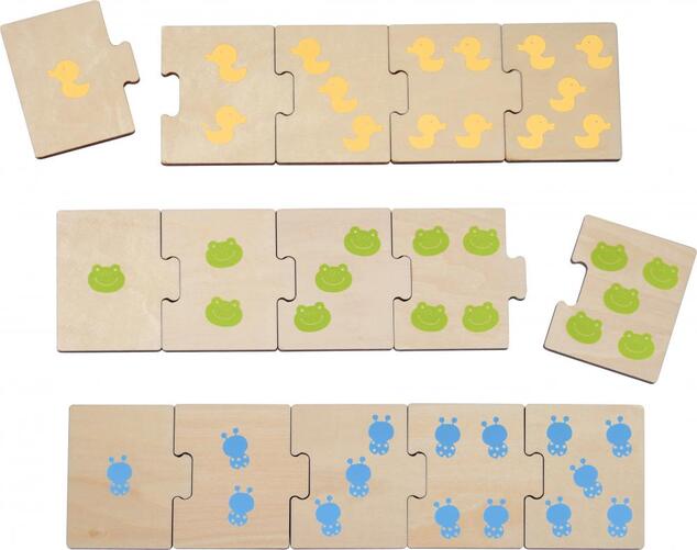 Haba Holzpuzzles zum Lernen und Kombinieren Tägliche Aktivitäten 15-tlg