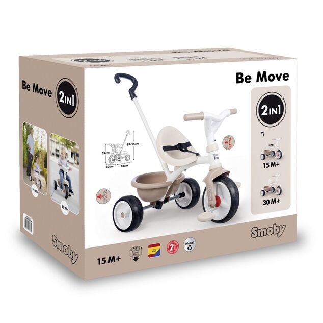 Smoby Trojkolka Be Move béžová