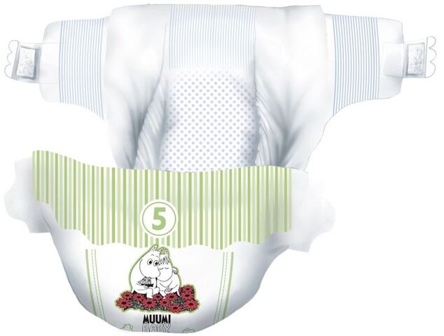 Plienky jednorázové 5 Maxi+ 10-16kg 44ks Baby Muumi