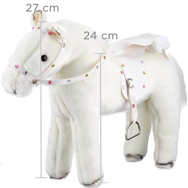 Götz Pony für Puppen bis 50cm weiß mit Sound