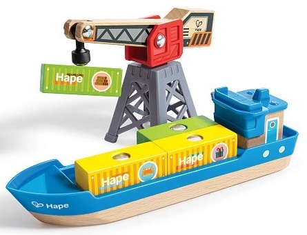 Hape Vláčiková dráha - Prístav s nakládkou a vykládkou