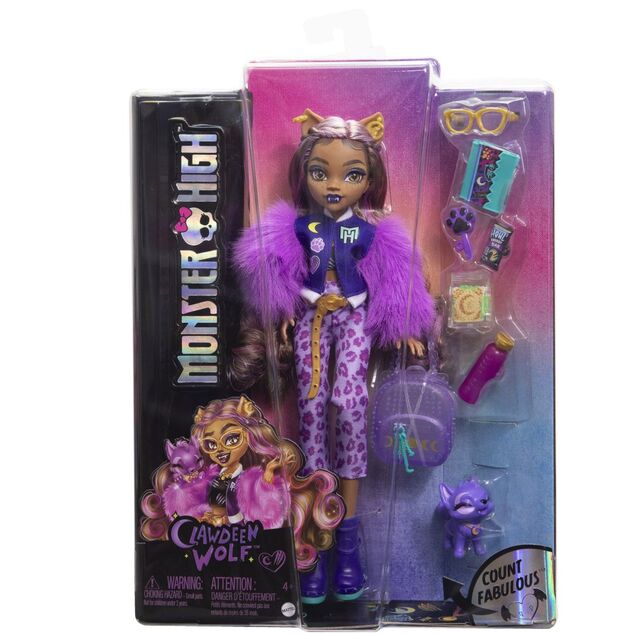 Mattel Monster High Príšerka monsterka - Clawdeen