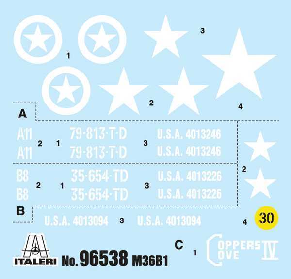 Maquette militaire 96538 - 90mm GMC M36B1 (1:35)