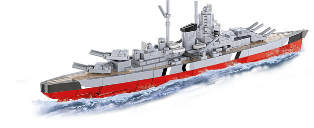 Cobi 4854 World War II Nemecká bojová loď Bismarck 1:700