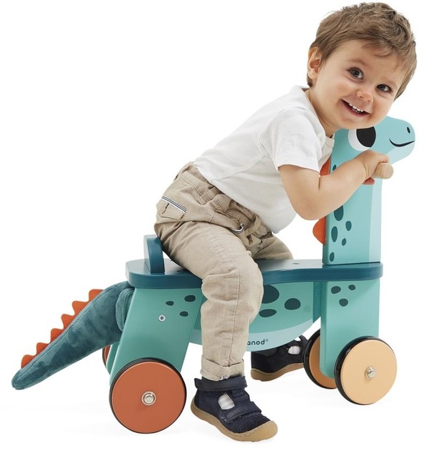 Janod Drevené odrážadlo Portosaurus Dino