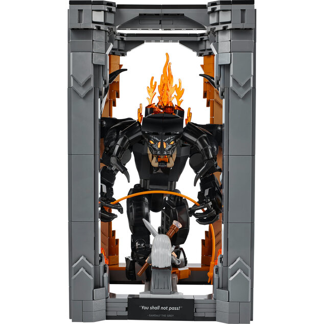 LEGO® Icons 10367 Knižná zarážka: Pán prsteňov – Balrog™